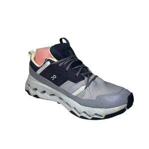 On Clouds Women's Gray and Navy Running Shoes
